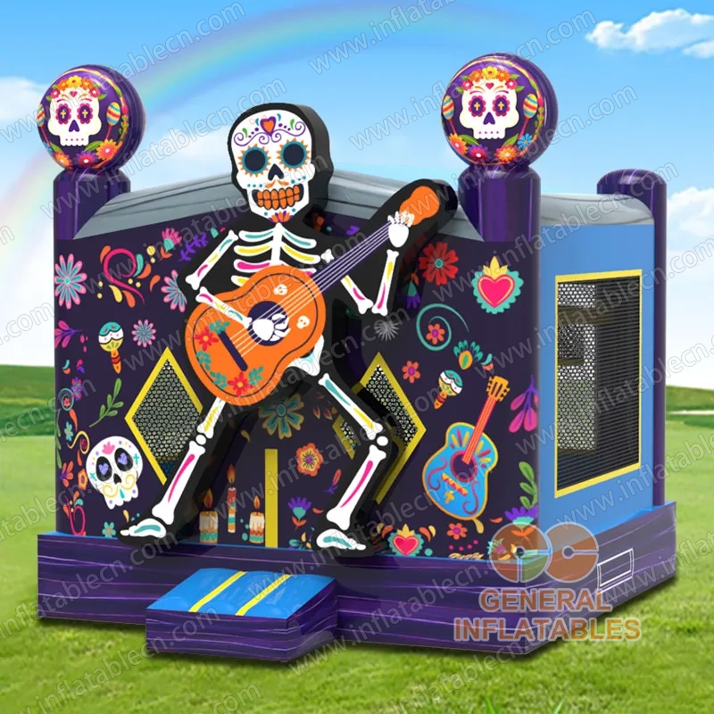 GH-035 Château gonflable de Dia de los Muertos