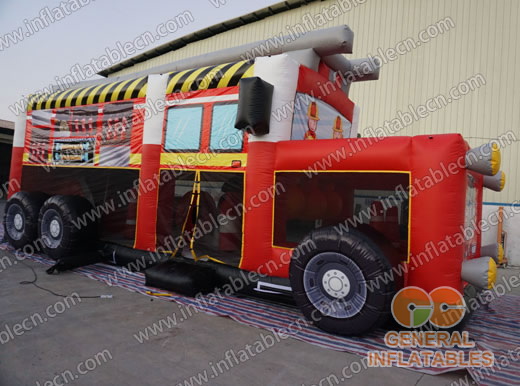GO-159 Parcours d'obstacles de camion de pompiers