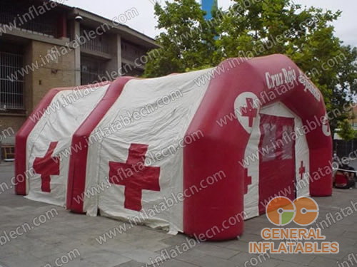GTE-013 Tente rouge de la Croix-Rouge gonflable
