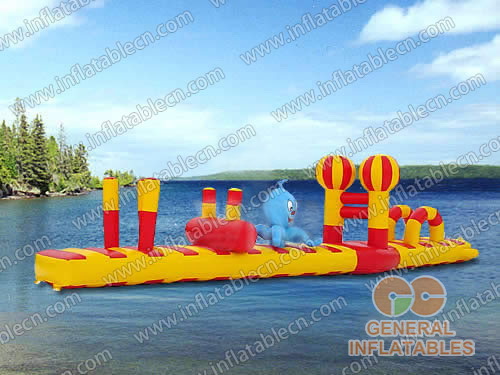 GW-050 Parcours d'obstacles flottants gonflables