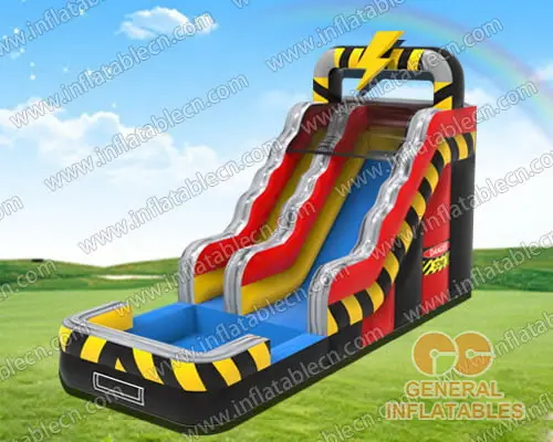 Toboggan aquatique haute tension