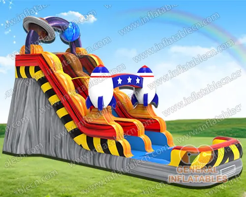 Toboggan aquatique aérospatial