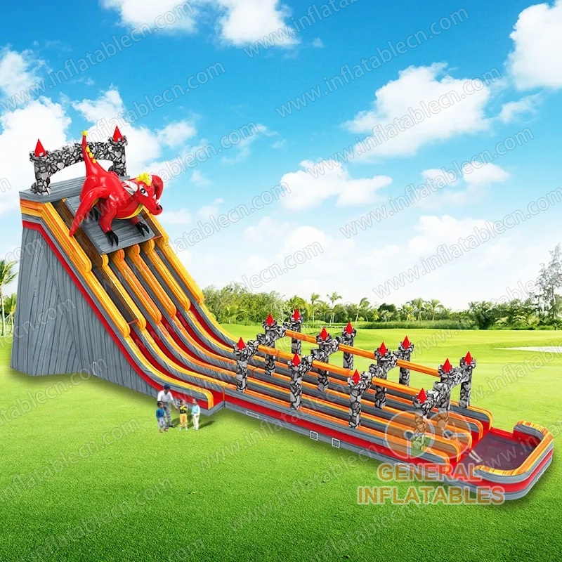 GWS-465 Toboggan Aquatique Multi-Pistes de l’Ère du Dragon Géant