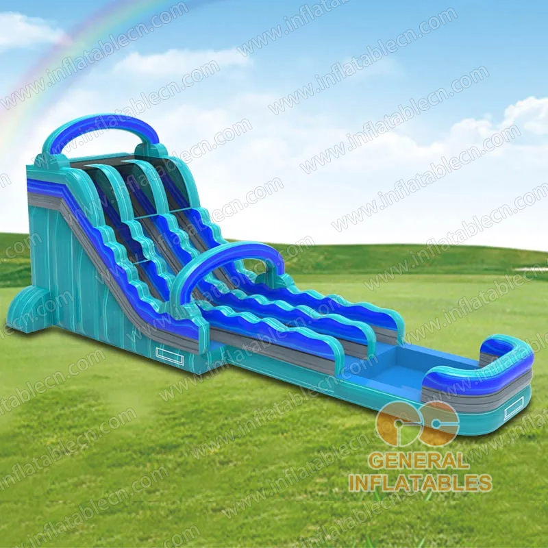 GWS-494 Toboggan aquatique hybride double Bahama Blast