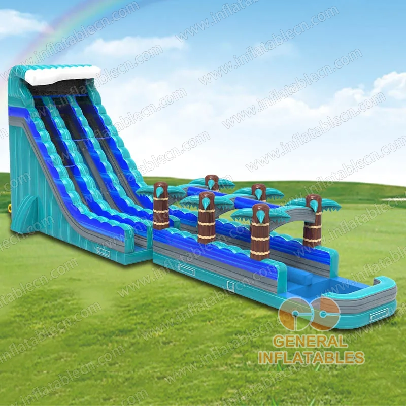 GWS-499 Toboggan aquatique tropical + Glisse et glisse