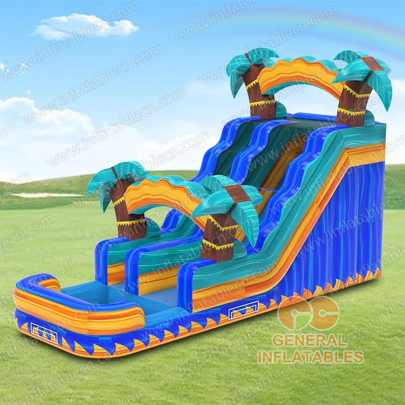 GWS-503 Toboggan aquatique en forme de palmier
