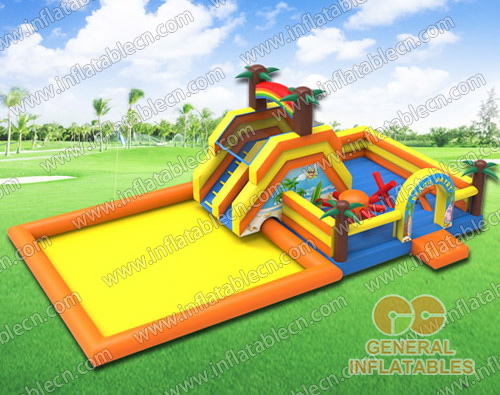 GWS-051 Toboggan aquatique et piscine de plage