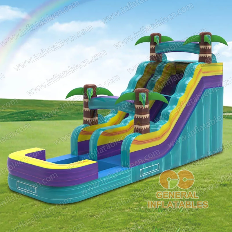GWS-522 Toboggan aquatique en marbre palmier